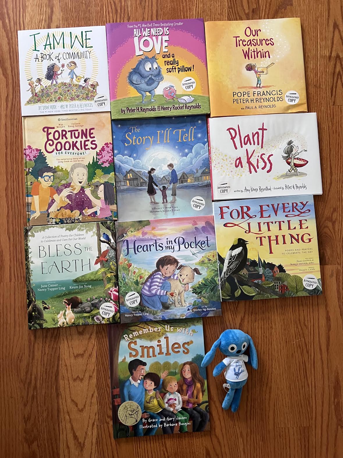 20 Signed Picture Books from Blue Bunny Books & Cafe