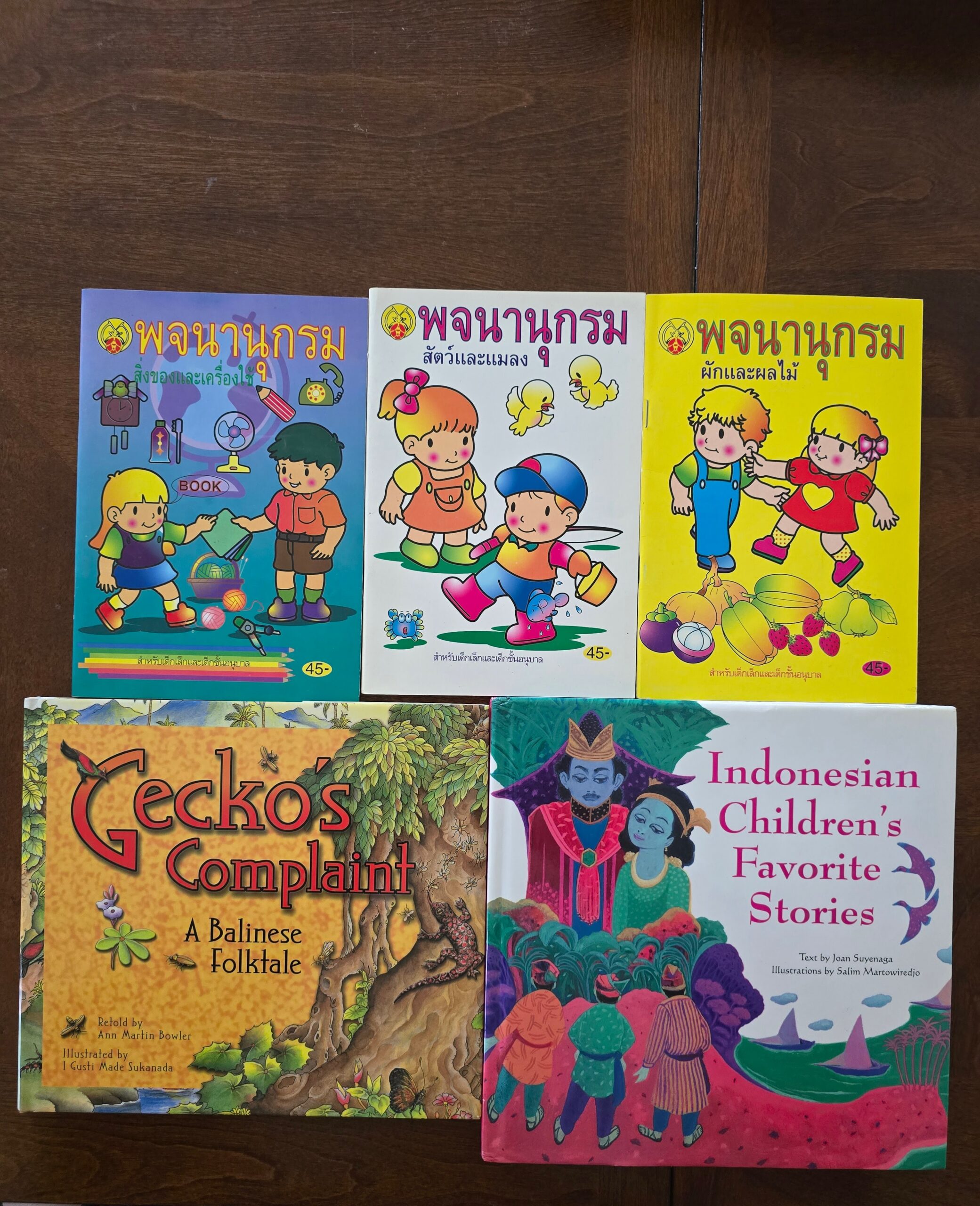 5 Southeast Asian Books (3 only in Thai Language)