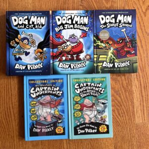 5 Graphic Novels by Dav Pilkey