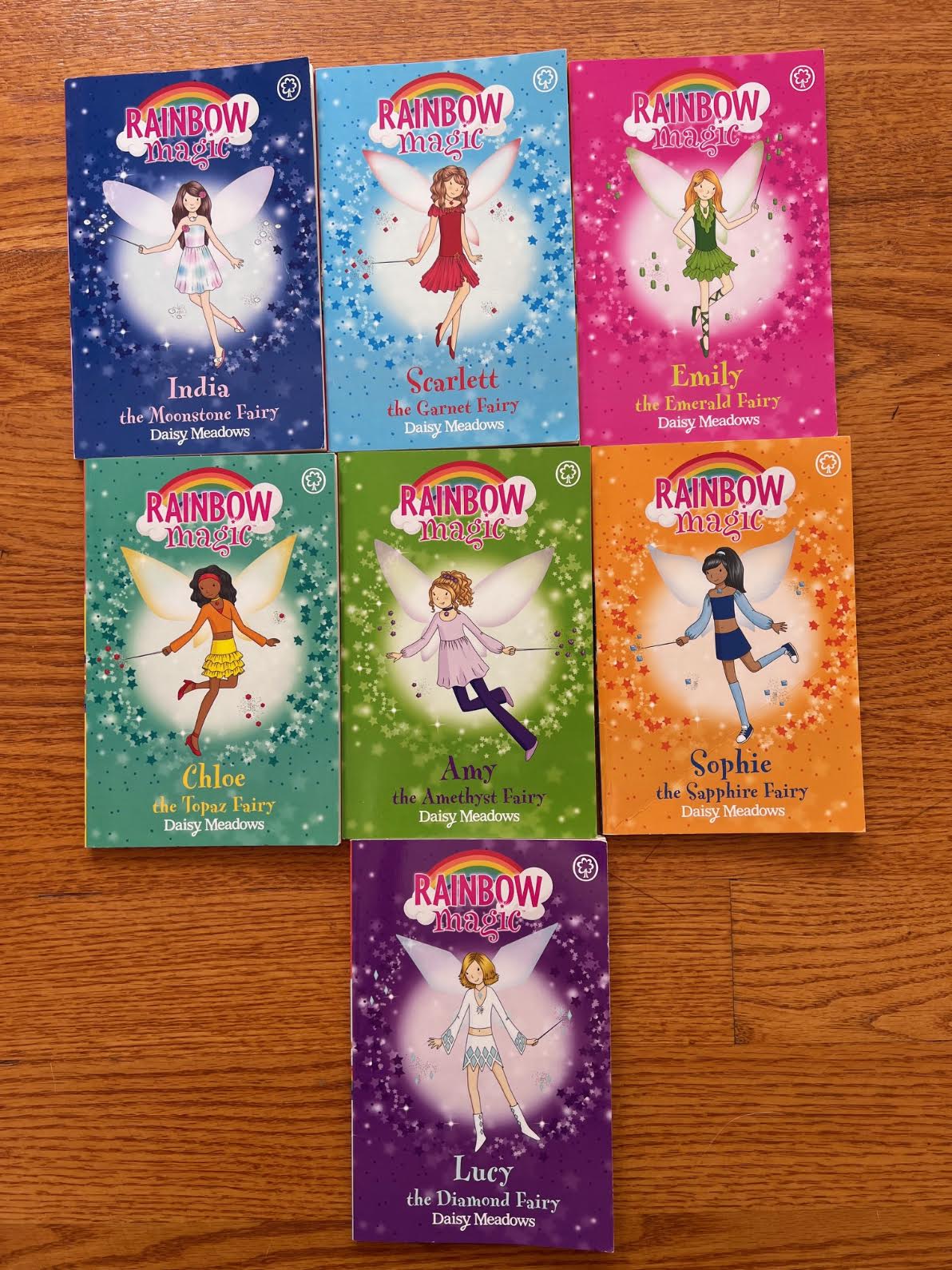 7 Rainbow Fairies Chapter Books: Jewel Fairies